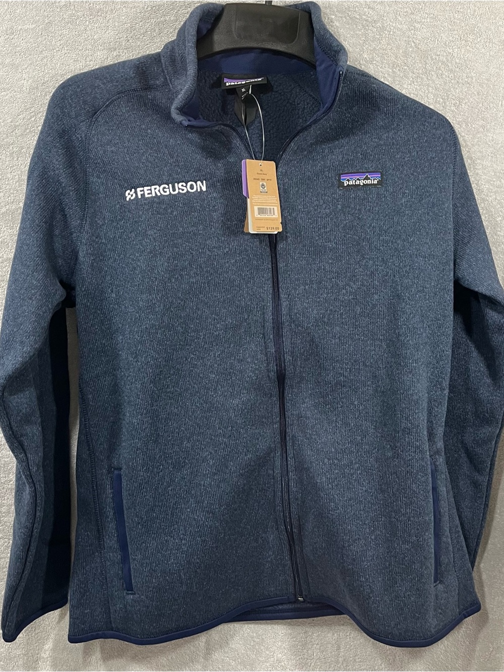 Patagonia Women's Better Sweater XL Fleece Jacket Classic Navy Blue Full Zip NWT